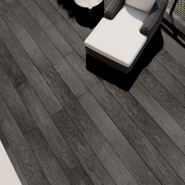 NewDeck Vlonderplank Charcoal Black 244×20x2.8cm