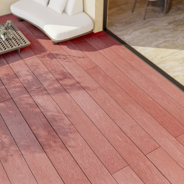 NewDeck Vlonderplank Padouk Red 244×20x2.8cm