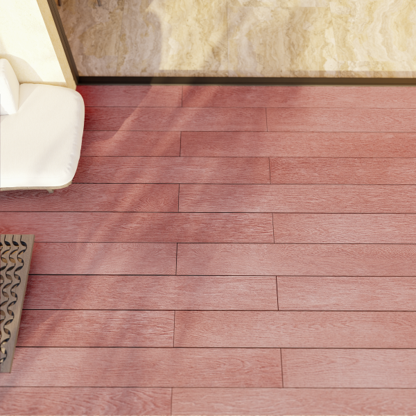 NewDeck Vlonderplank Padouk Red 244×20x2.8cm