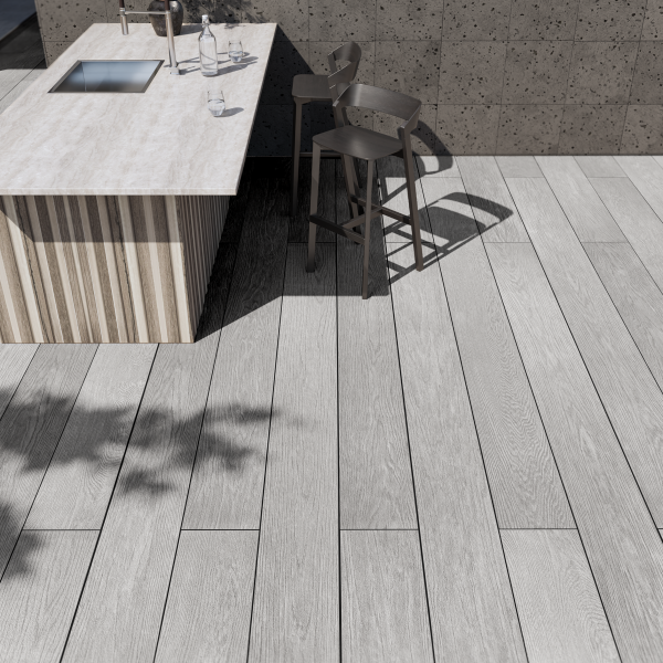 NewDeck Vlonderplank Weathered Grey 244×20x2.8cm